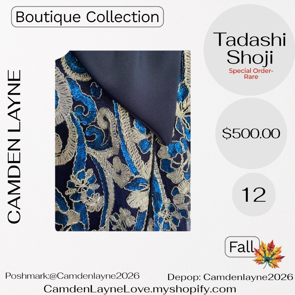 Tadashi Shoji Hitomi Embroidered Tulle Mini Dress - Picture 7 of 9